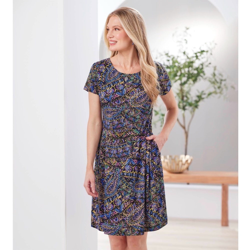 NorthStyle Paisley Pocket Dress NWOT